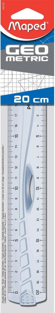 Maped 242120, Kunststoff, Blau, Durchscheinend, cm, mm, 200 Produktbild 