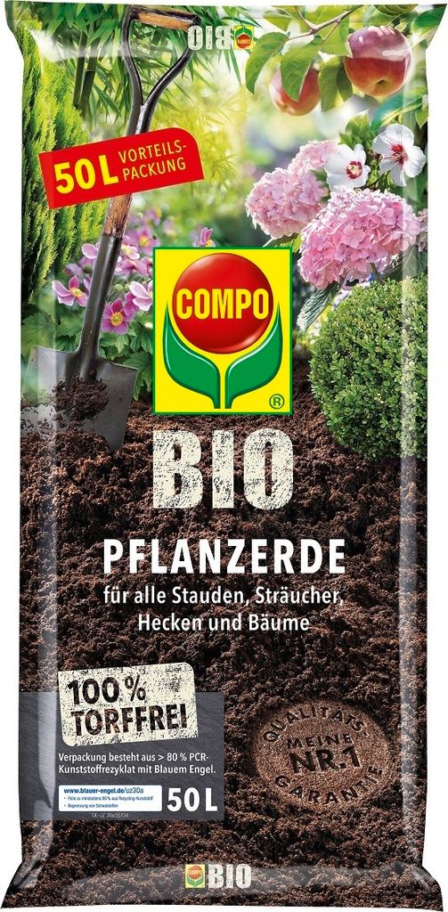 COMPO  Pflanzerde torffrei 50 l Produktbild 