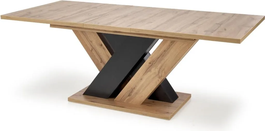 Table d'appoint pliante Brandon rectangulaire pour réception et buffet - 5
