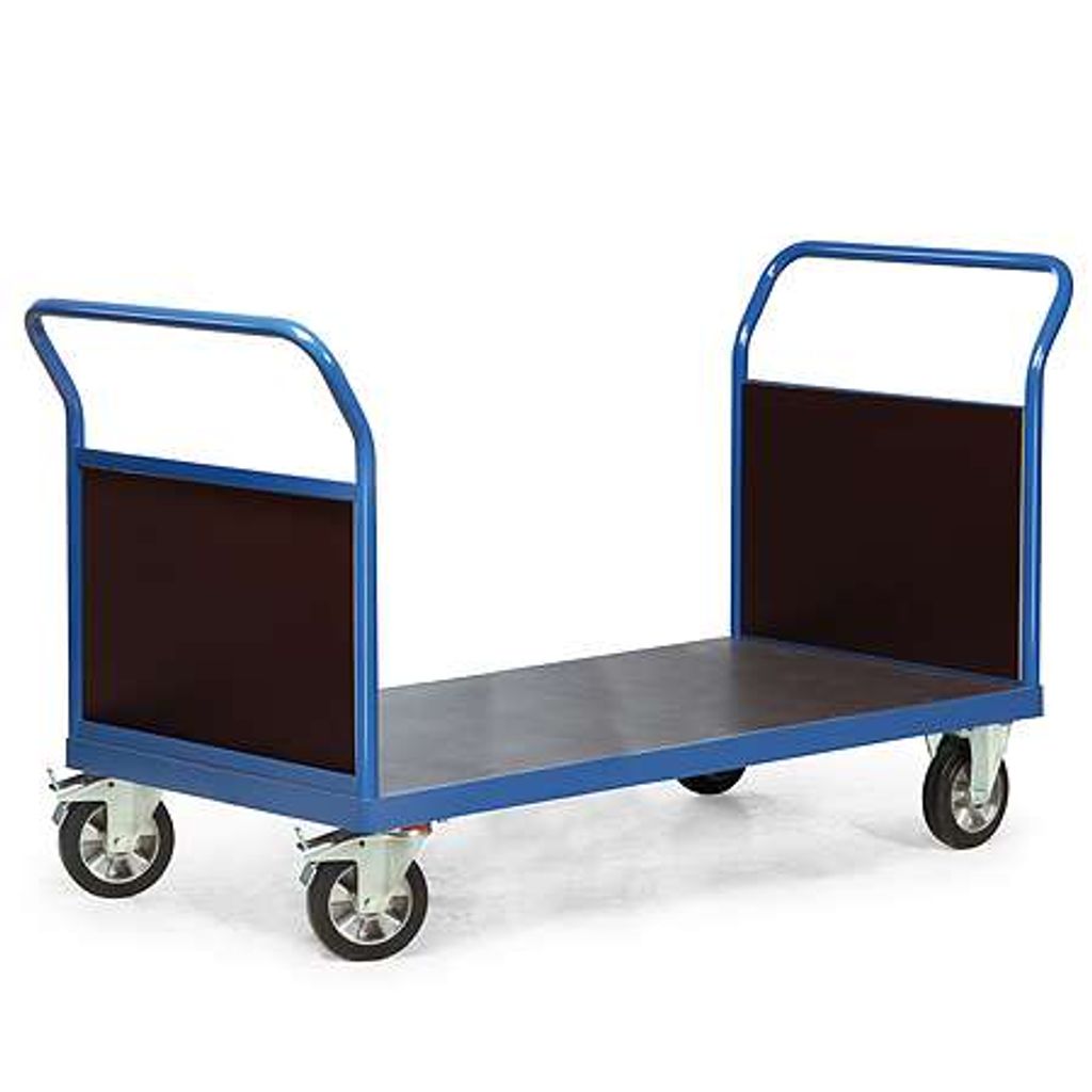 Bako Logistiksysteme Plattformwagen R1200 mit 2 Stirnwänden Produktbild 