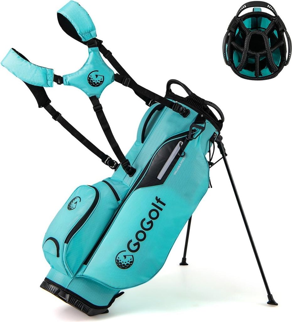 Torba golfowa stojąca, 8-kierunkowa przegroda, 5 kieszeni, Zdjęcie produktu 