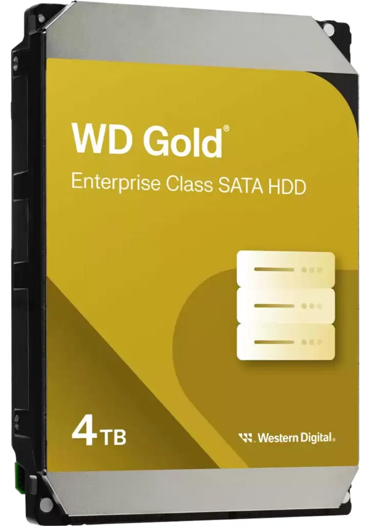 WD Gold 4 To WD4004FRYZ pour stockage de données critiques et Big Data