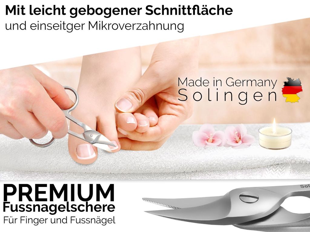 Solinger Premium Fußnagelschere aus Solingen