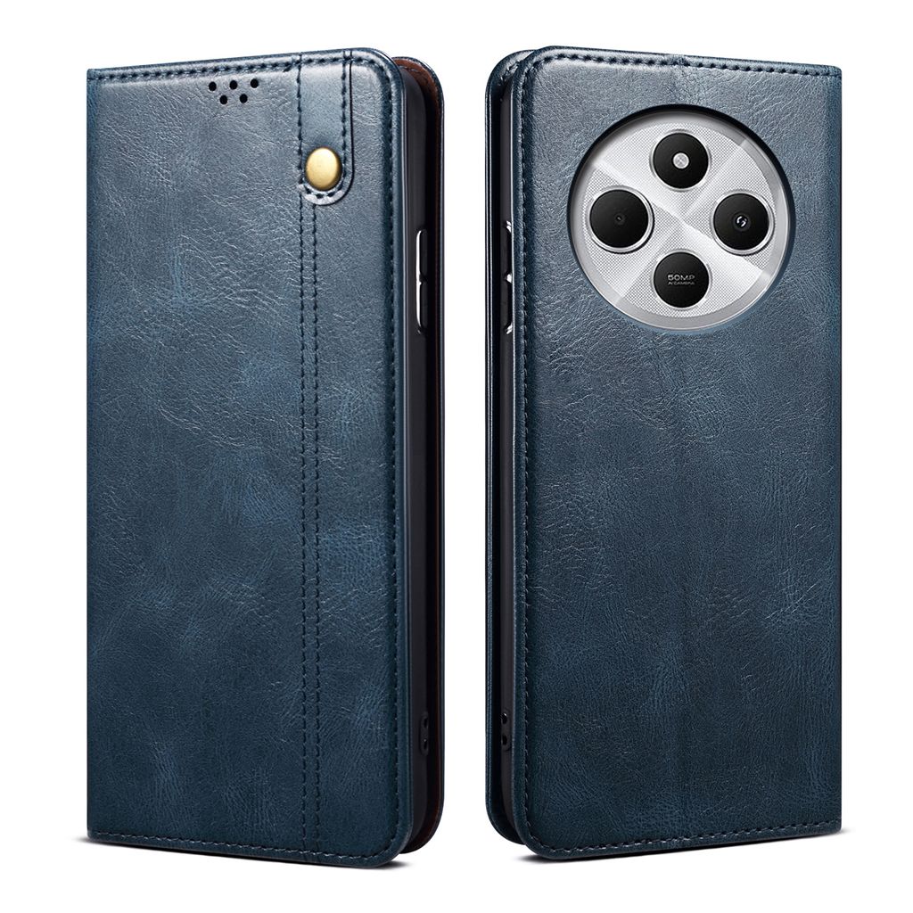 Pouzdro pro Xiaomi Redmi 14C kožené flip pouzdro peněženka Obrázek produktu 