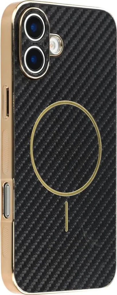 Luxury Cover iPhone 17 Carbon Fiber Nero - Phonesta MagSafe Edition