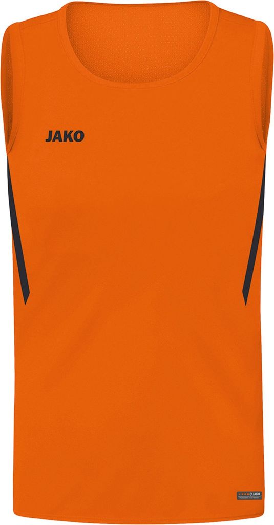 Jako Challenge Tanktop Kinder - Neonorange / Schwarz