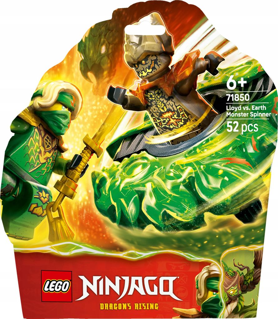LEGO NINJAGO Lloyd vs. Earth Monster Spinner - Giocattolo Immagine del prodotto 