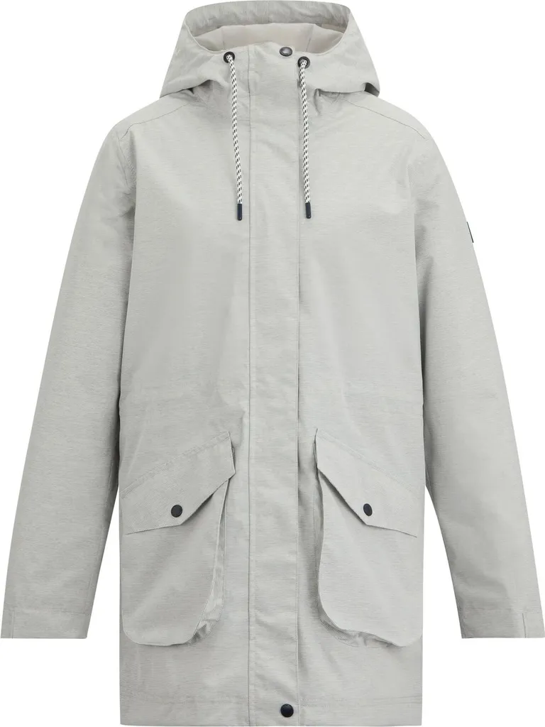 Veste de pluie Norana Regatta pour femme, coupe-vent respirant gris 36