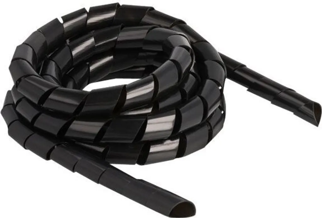 Delock Tubo a Spirale 2m x 16mm Nero | Organizzatore Cavi Professionale