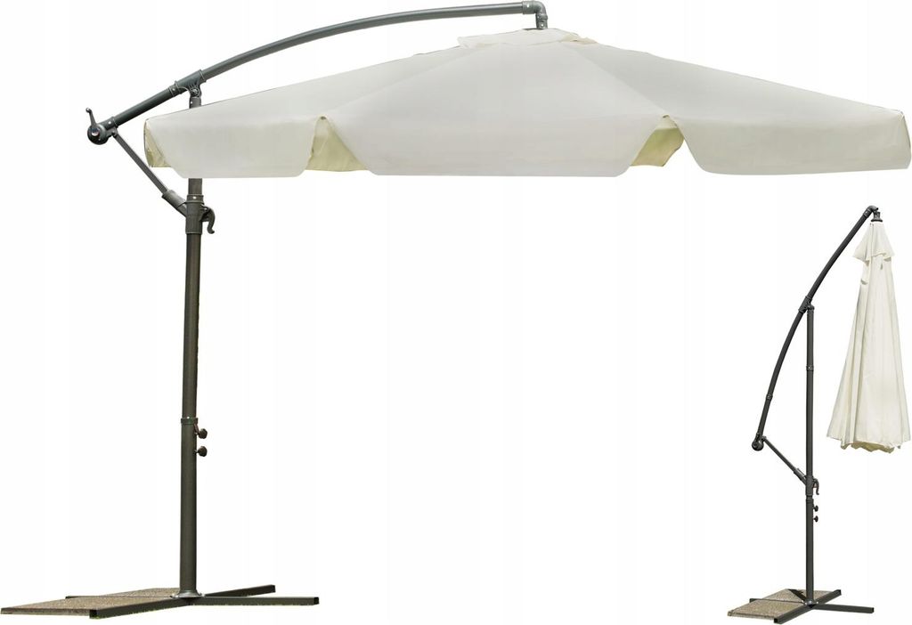 3M CASABLANCA Ampelschirm in Beige und Braun