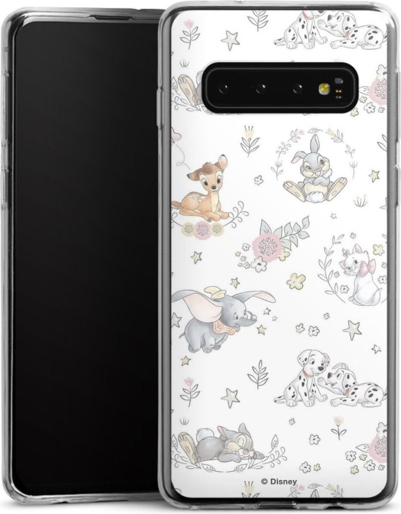 DeinDesign Slim Hülle für Samsung Galaxy S10 Silikon Case Ultra Dünn Handyhülle Bambi Disney Dumbo