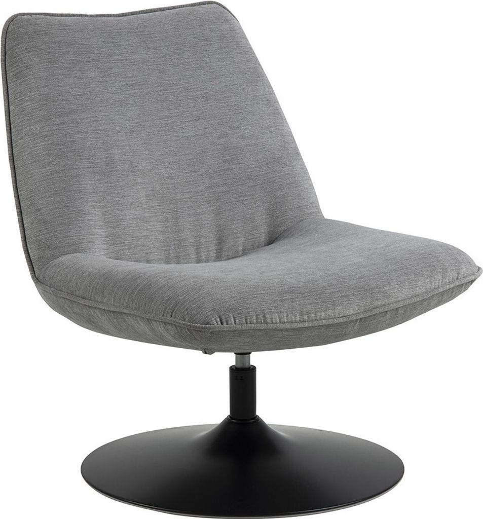 Smuk Design Sessel Willow Grau mit Trompetenfuß, 69 x 79 x Produktbild 