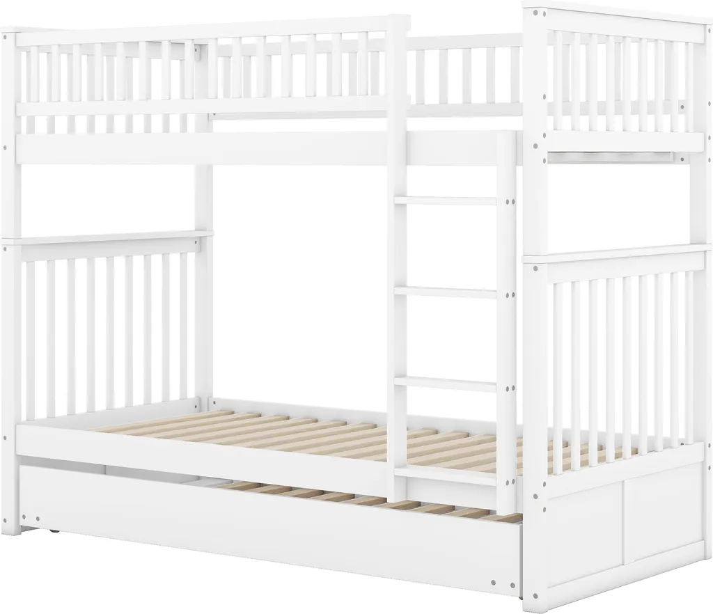 Lit superposé 90x200 avec lit gigogne : la solution pour petits espaces - 9