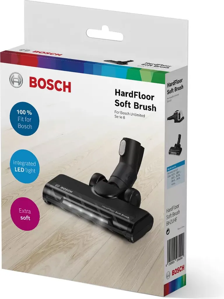 Spazzola Bosch BHZUHF per Pavimenti Duri: Ricambio Originale LED - 5