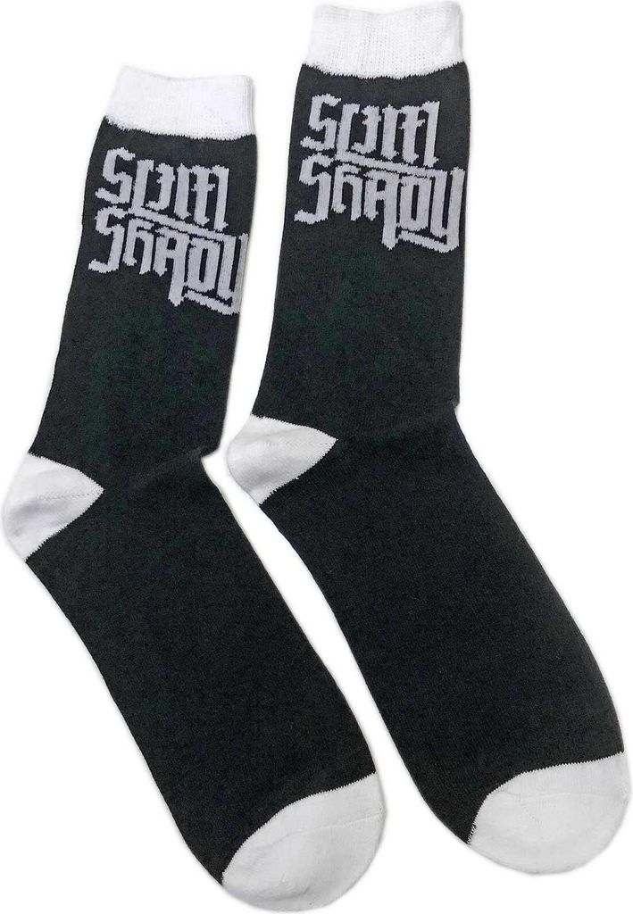 Eminem - "Slim Shady" Socken für Herren/Damen Unisex RO7476 (40,5 EU - 45,5 EU) (Schwarz)