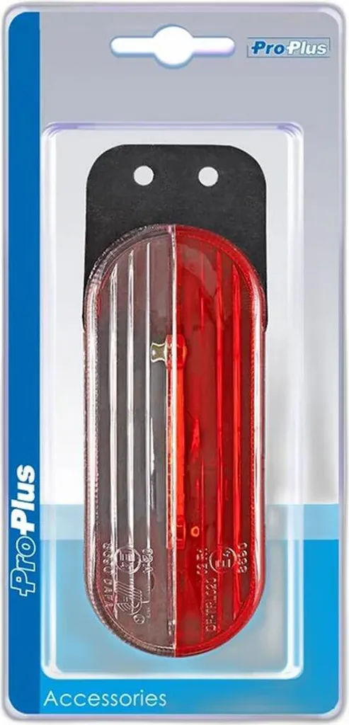 Luce d'ingombro LED rossa/bianca lasciata in blister