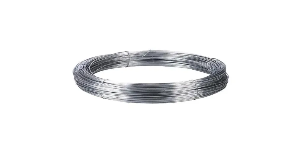 Fil de clôture pour animaux de ferme 2,0 mm bobine 200m zinguée