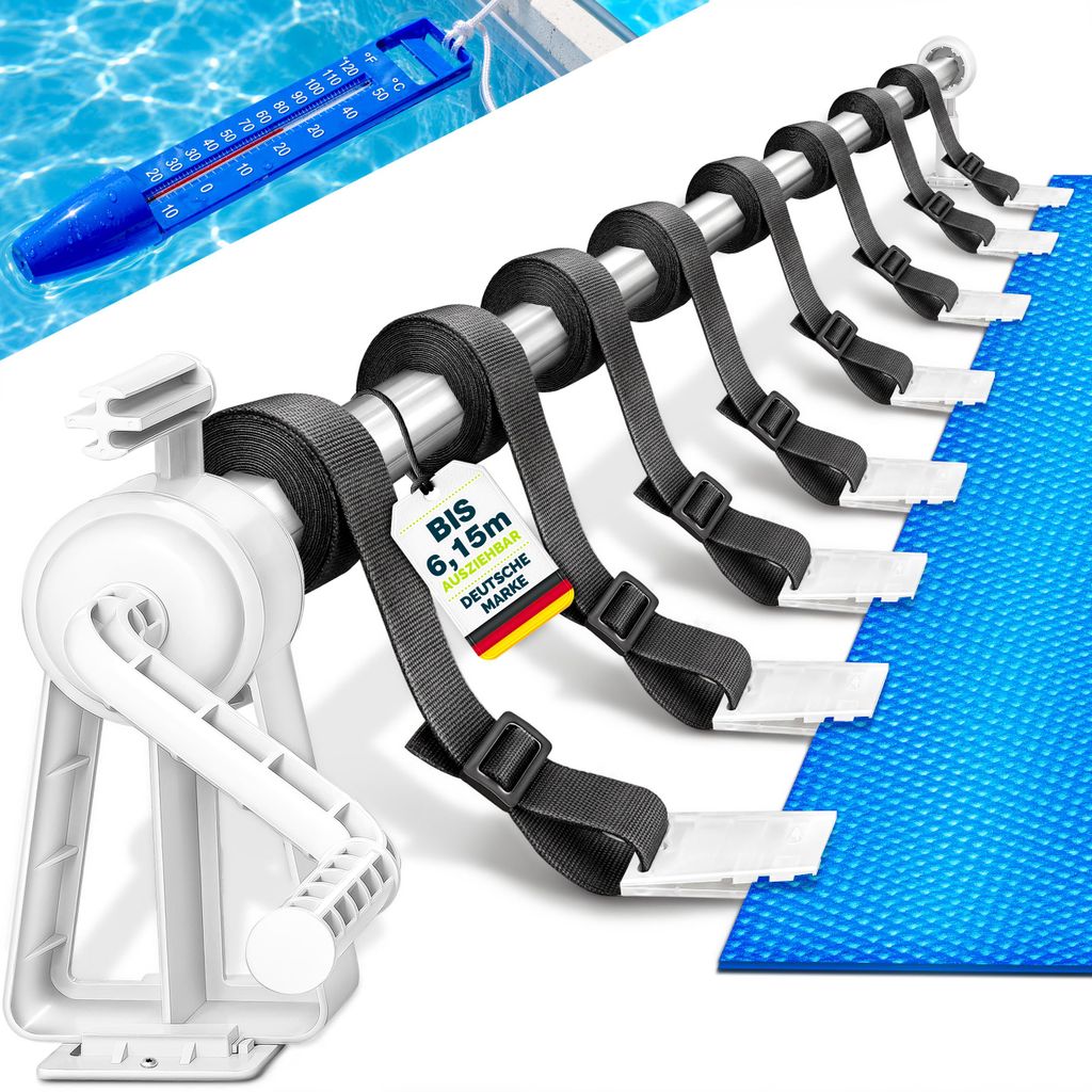 tillvex Pool Aufroller Premium 1,05-6,15 m inkl. Produktbild 