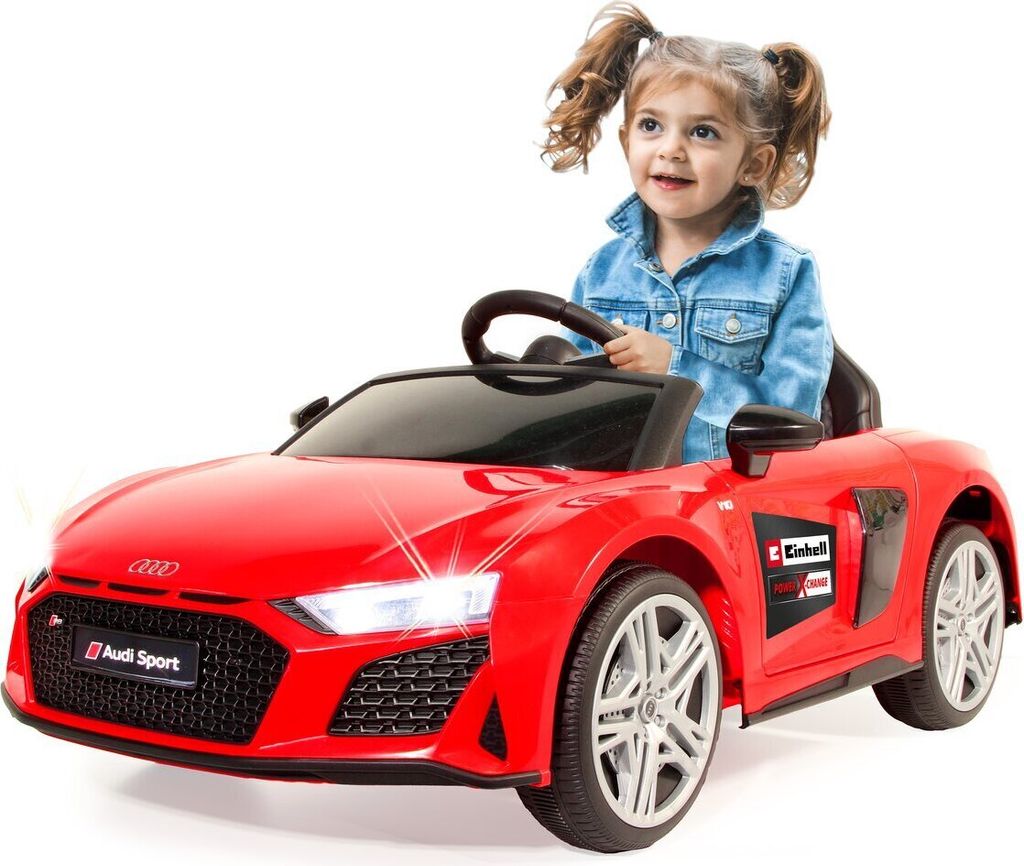 Ride-on Audi R8 Spyder rot 18V Einhell Power X-Change Produktbild 17