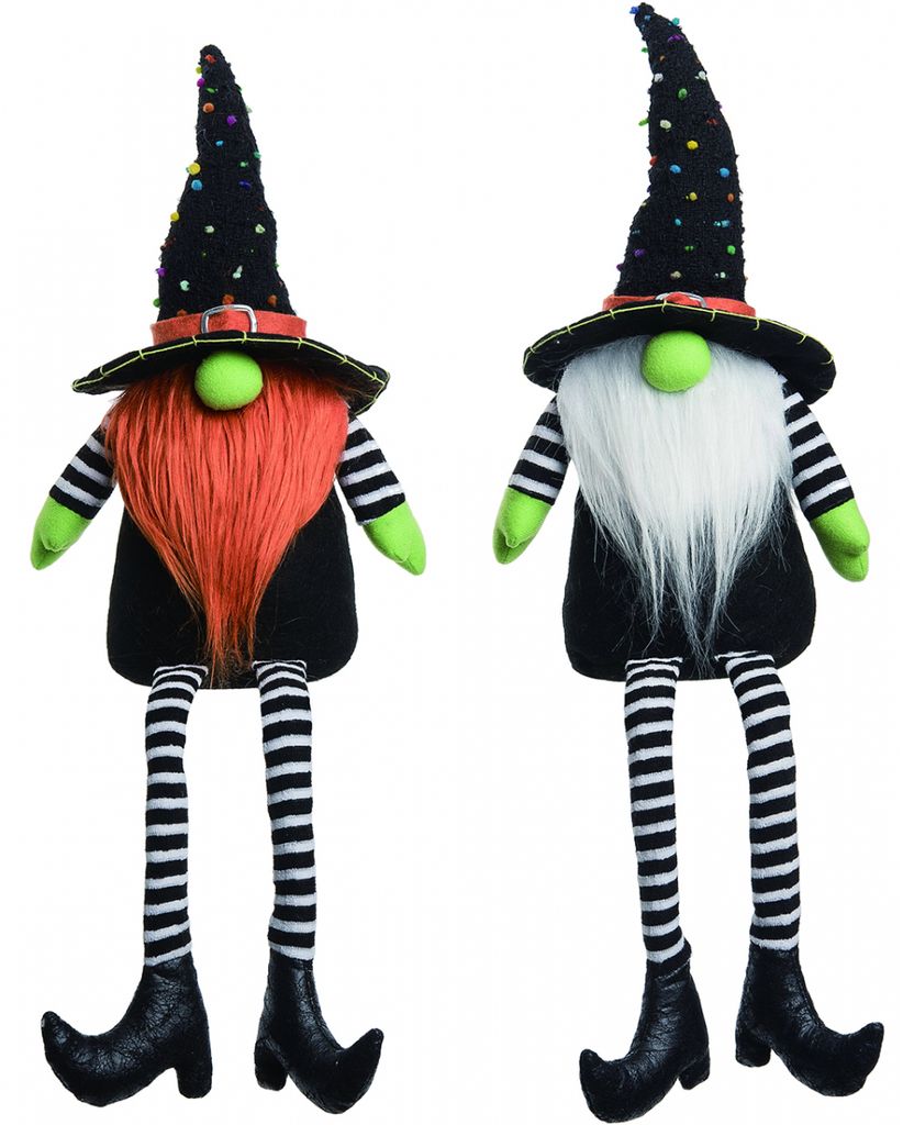 Plüsch Halloween Kantenhocker Zwerg als Deko 1 St.