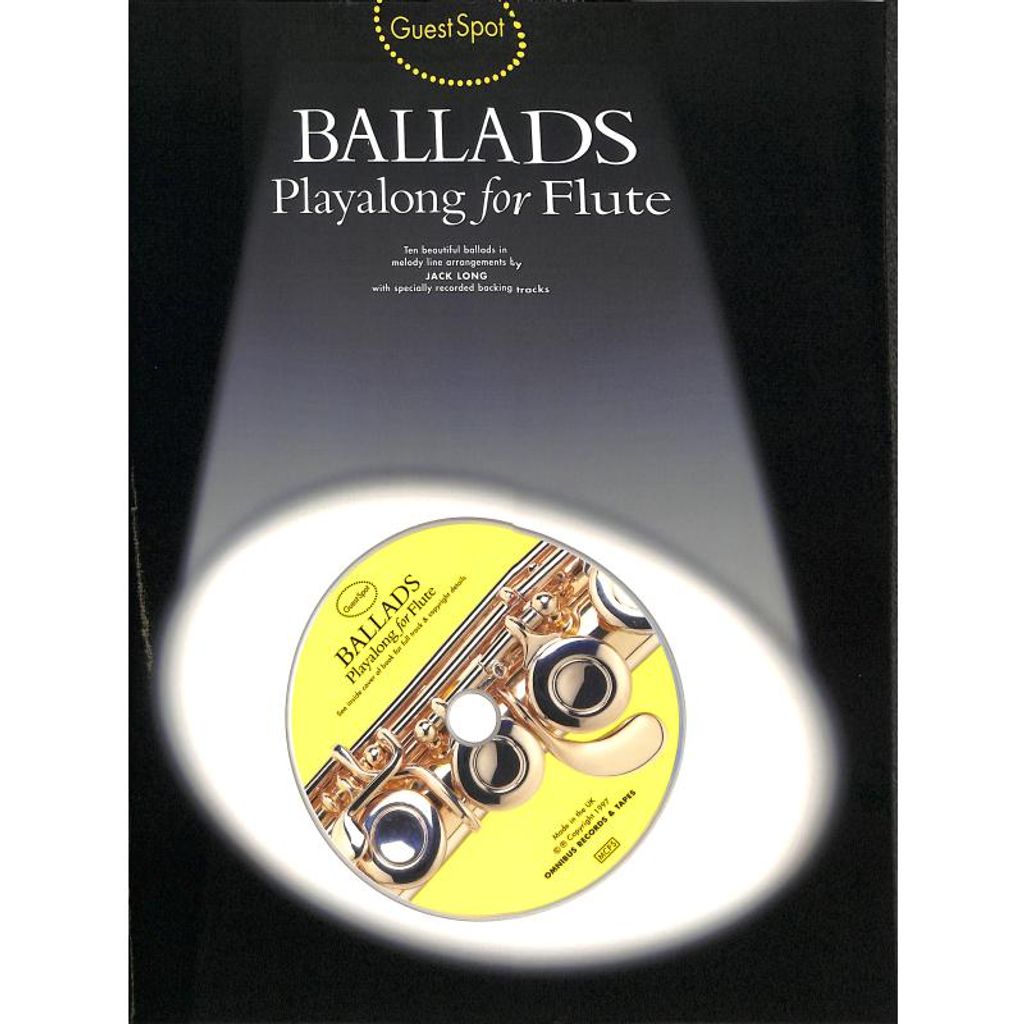 Ballads (+CD) : for fluteGuest Spot Playalong