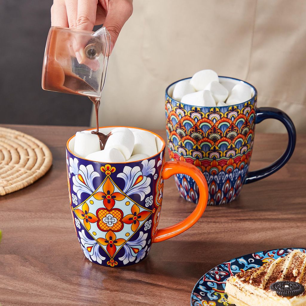 Vancasso Porzellan Becher, 6-St Trinkbecher, Kaffeetassen