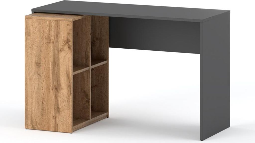 Biurko Narożne Młodzieżowe Regał Komputerowe Loft Biuro Zdjęcie produktu 