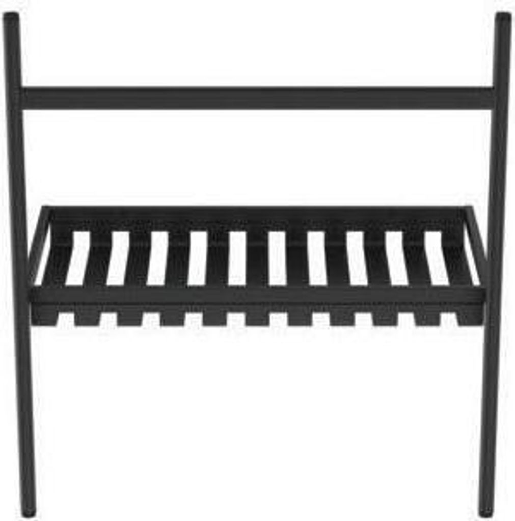 Metall-Konsole CONCA bodenstehend 800x500mm silk black 800 x 500 mm silk black