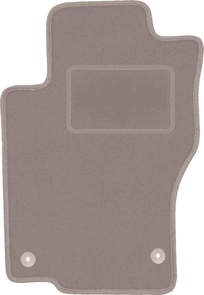 Tappetino Beige su Misura Mercedes GL X164 (2006-2012) Velluto Guida