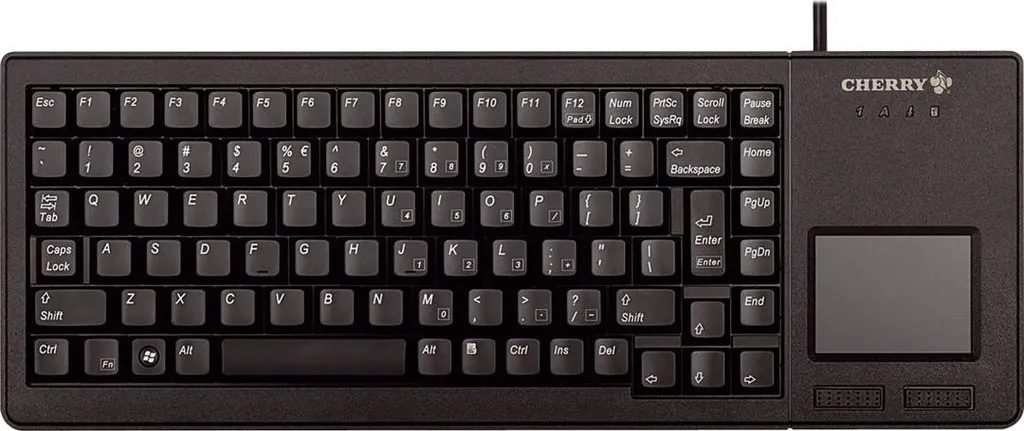 Clavier Compact avec Pavé Tactile Intégré Cherry G84-5500 Noir