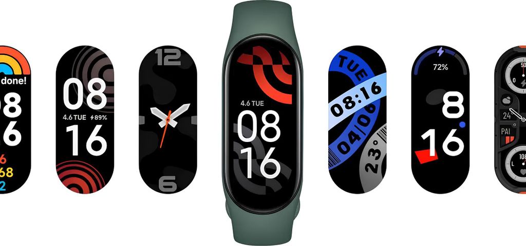 Intelligentes Armband M7 Smart Band 7 Schwarz, modernes Produktbild 