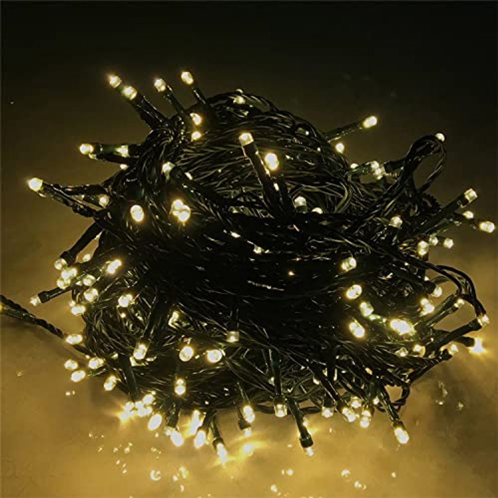 LED Lichterkette 30m 300LEDs Lichtervorhang mit 8 Leuchtmodi Lichterketten Innen IP44 Weihnachtsbeleuchtung für Weihnachtsdeko, Warmweiß CEEDIR