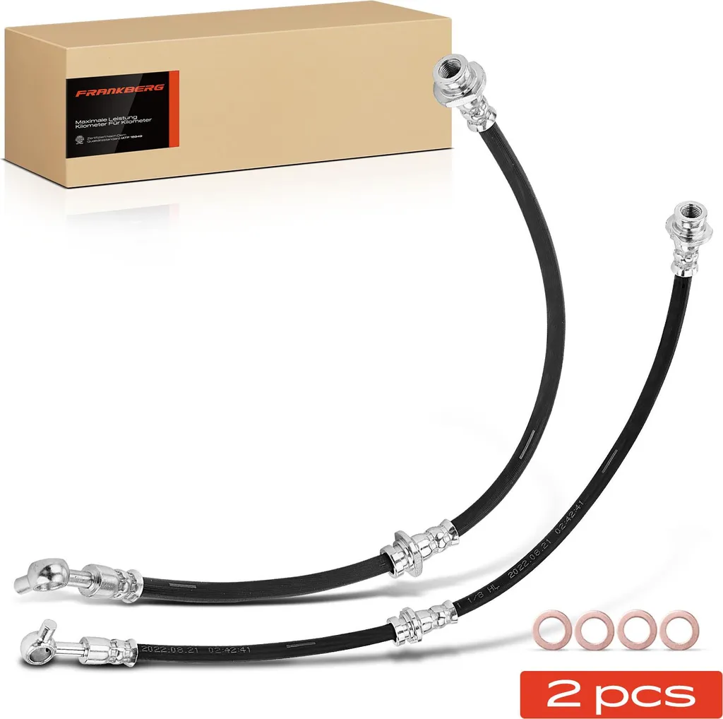 Flexibles de Frein Avant Renforcés pour Nissan Murano II Z51 2008 à 2014