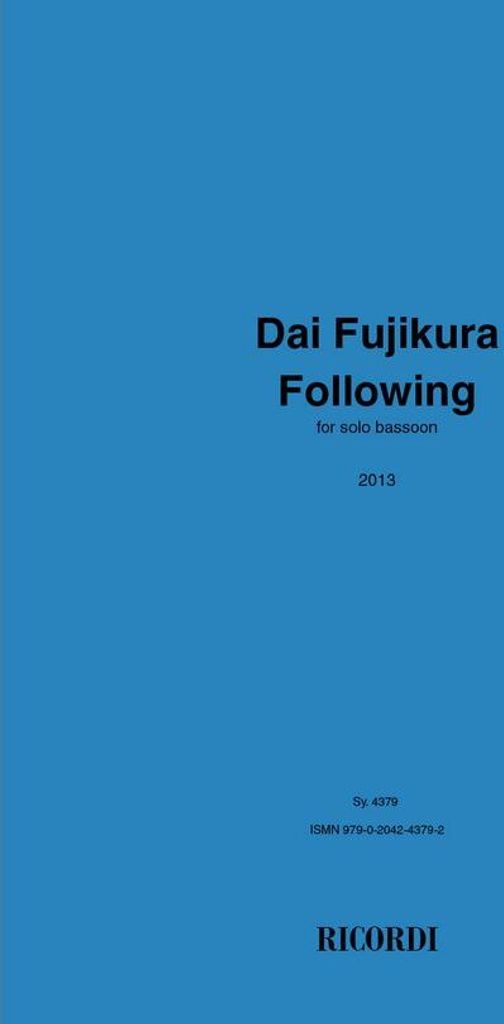 Following for solo bassoon