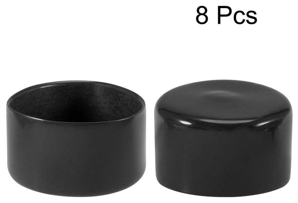 8 Stš¹ck Gummi Endkappen 52mm Innendurchm. Gummikappen Runde Schutzkappen Gummi Abdeckung Stopfen M?belgleiter Bolzen Gewindeschutz fš¹r Schrau...