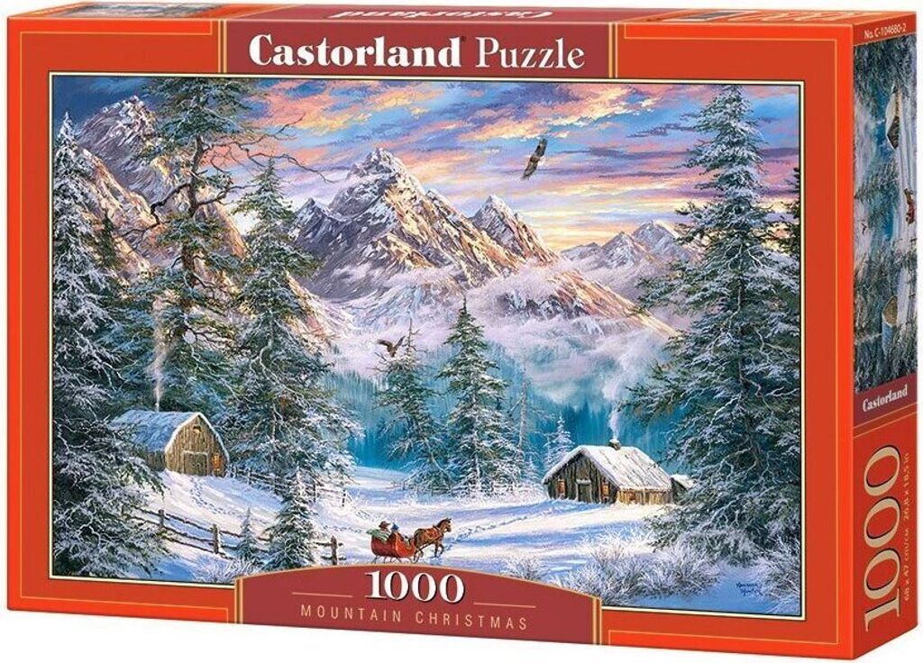 Castorland Legpuzzel Bergweihnacht, 1000st. Produktbild 