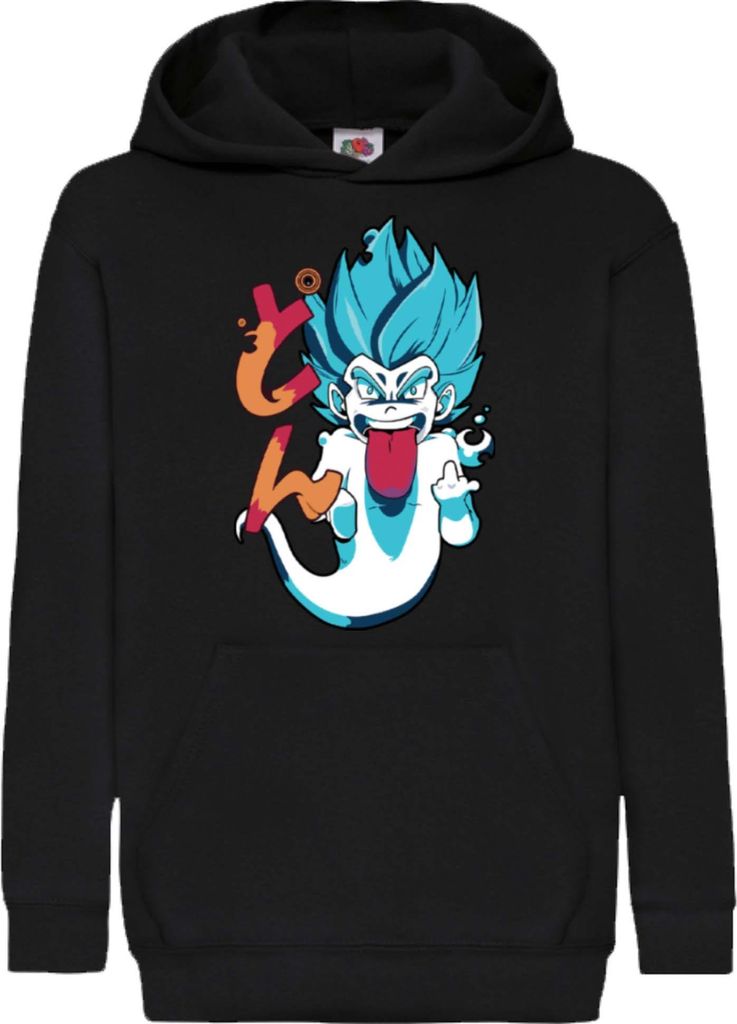 Kinder Kapuzenpullover Japan Manga Anime Comics Animation Dragon Anime Manga Ball Vegeta 10, 5-6 Jahr - 116 / Schwarz