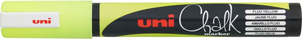 uni-ball Kreidemarker Chalk PWE 5M neon gelb Rundspitze