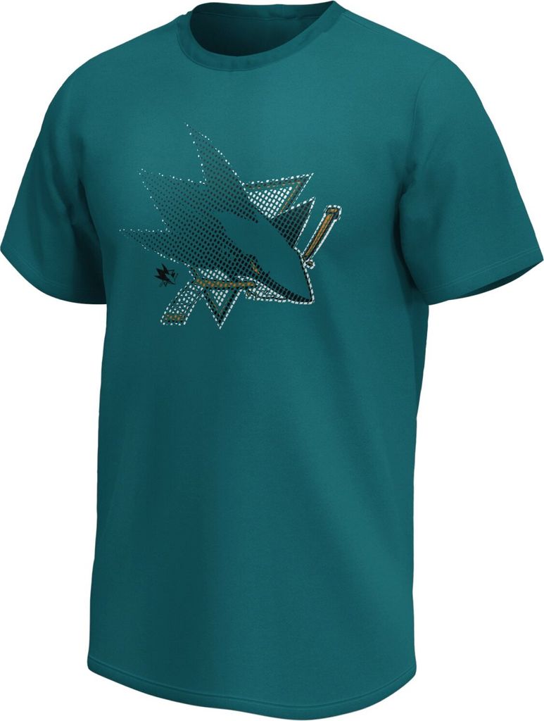 San Jose Sharks Faded Logo NHL Shirt teal - XXL