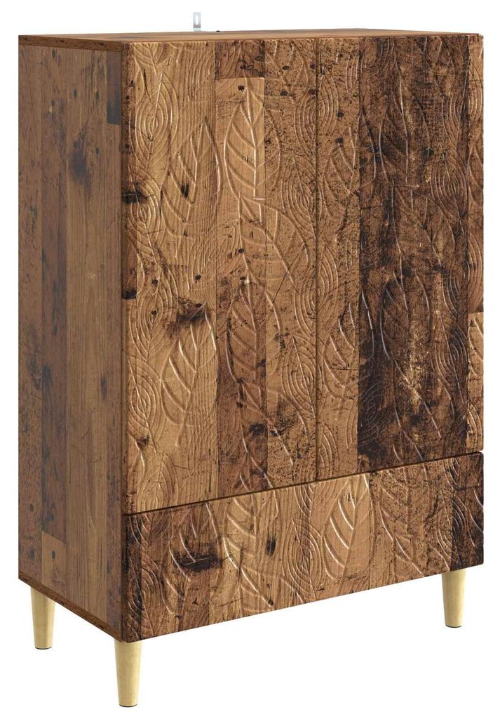 Möbel Sideboard Altholz 66 x 34,5 x 95 cm Holzwerkstoff - Kommoden CC3343