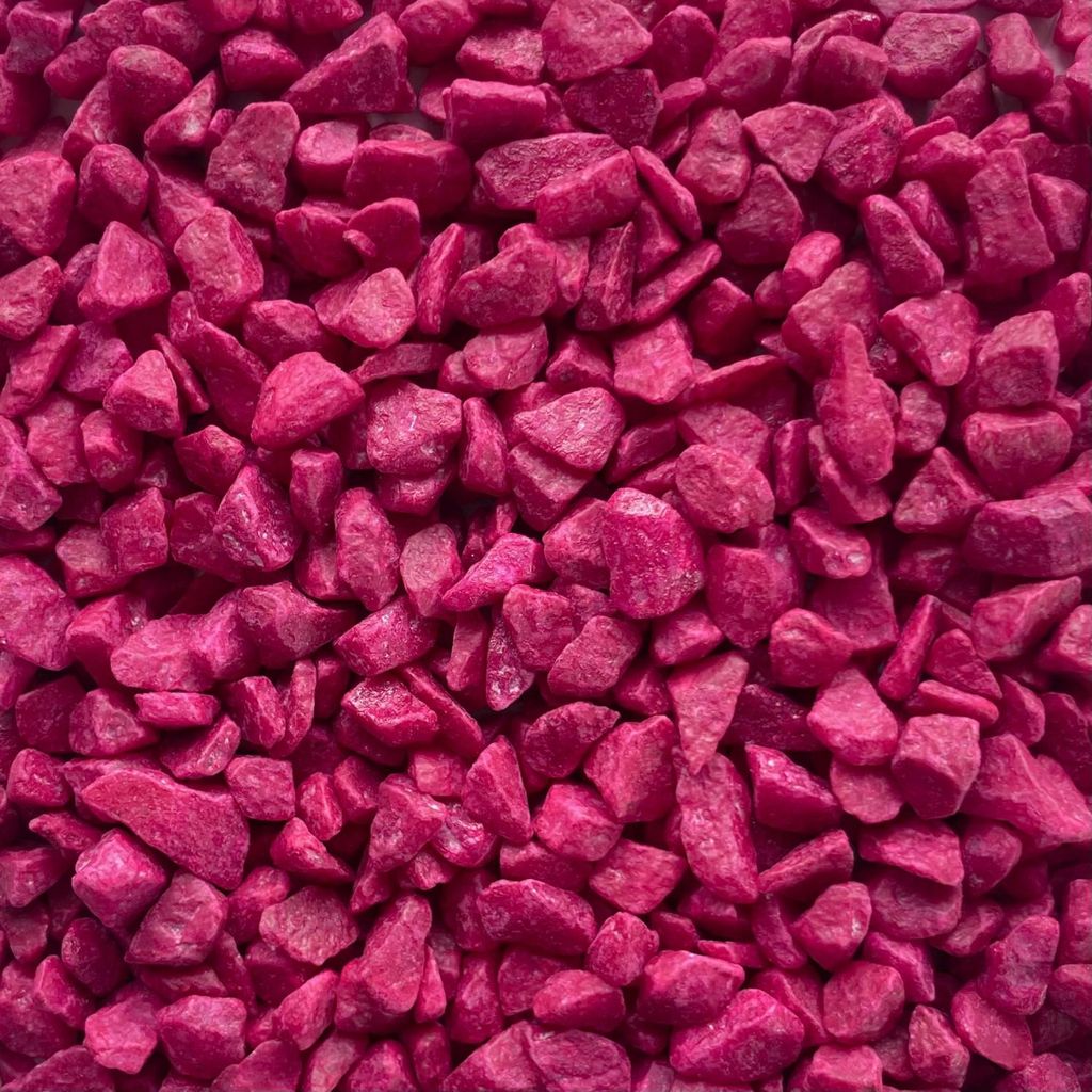 Dekosteine Farbsteine 9-13mm - 500g Bunte Steine FUCHSIA Produktbild 