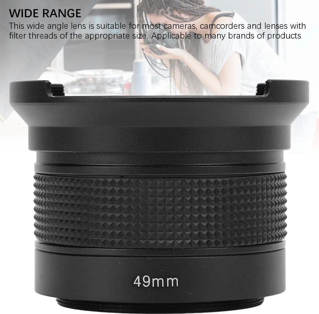 Optimisez votre angle de vue avec l'objectif fisheye 0.35x macro 49mm - 5