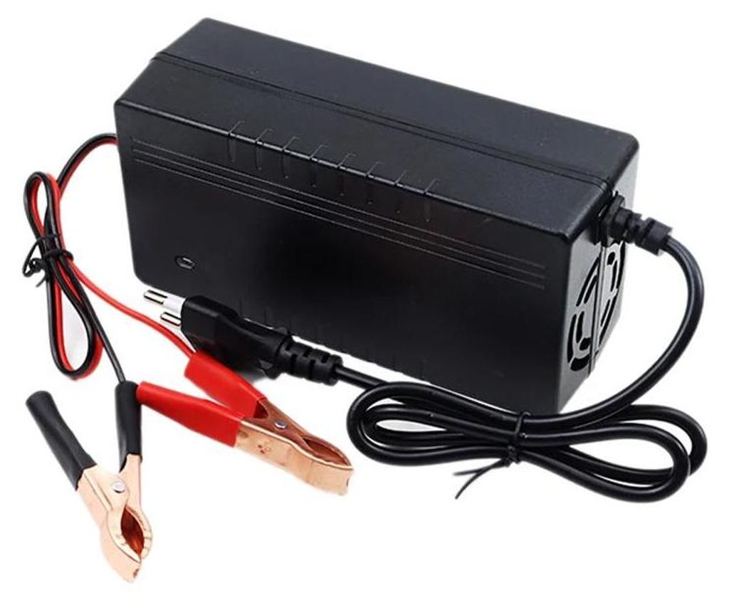 LiFePO4 Batterieladegerät - 14,6V 10A 4S - Für 12,8V Lithium-Eisenphosphat Akku-Pack - Intelligente Schnellladung - 100–240V AC Eingang - Kompa...