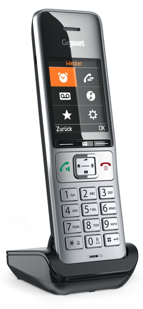 Dodatkowa słuchawka Gigaset COMFORT 500HX czarno-srebrna Zdjęcie produktu 