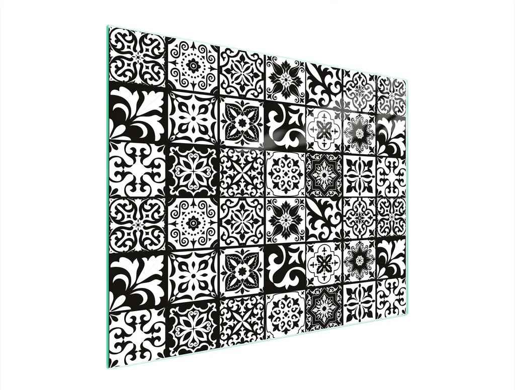 Tagliere in Vetro 52x40 Grande: Mosaico Colorato Igiene Cucina Garantita