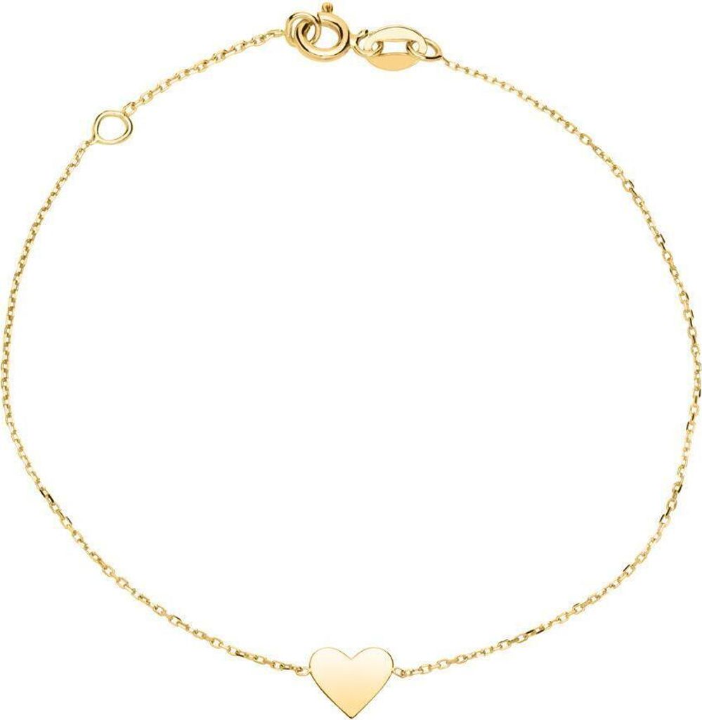 Unique Herzarmband für Damen aus 375er Gold Produktbild 