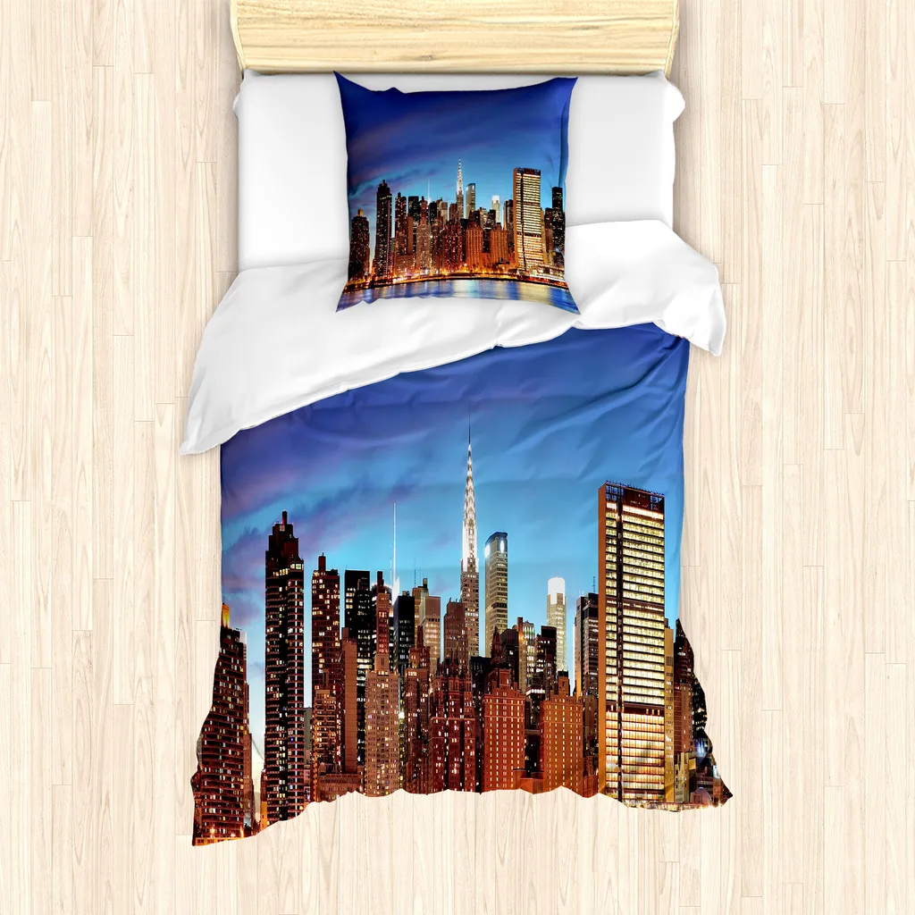 Dormire a New York: Set Copripiumino ABAKUHAUS Manhattan 135x200