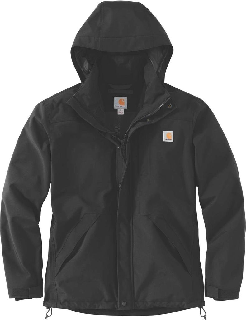 Carhartt Herren Jacke Shoreline , Schwarz, XXL