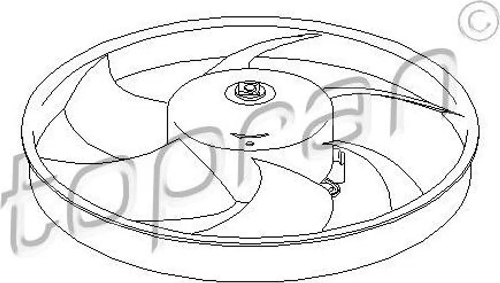 Ventilateur de radiateur contre surchauffe moteur Berlingo Xsara