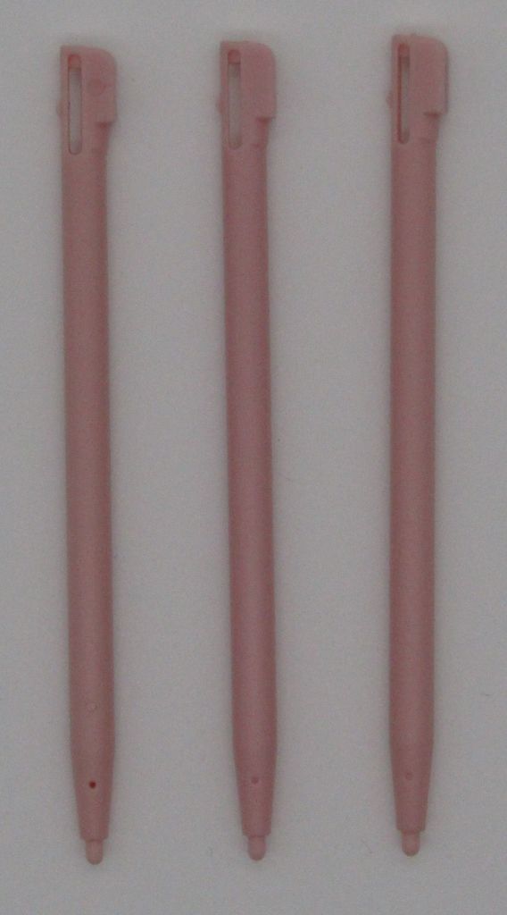 Ersatzstifte für Nintendo DSi NEU Touch Pen NDSi Stylus Drittanbieter Eingabestifte 3x Rosa
